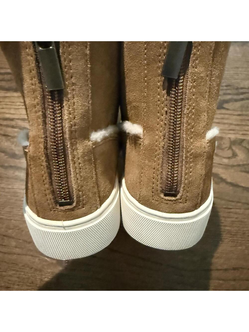 UGG Women's Nuray High Top Chestnut Brown Suede Trainers Size 8.5 - Picture 6 of 9
